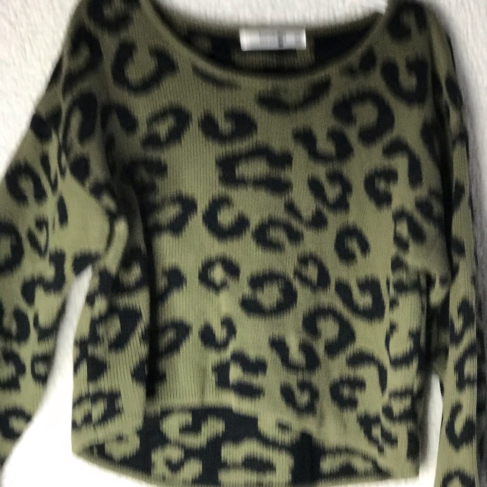 Cheetah Print Sweater